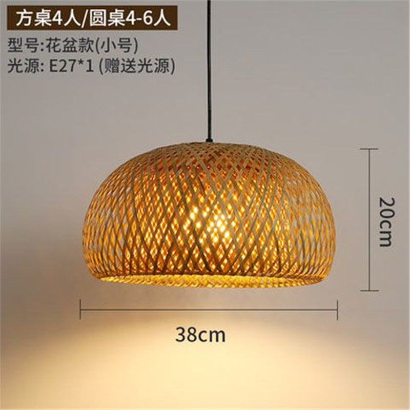 Lantern bamboo art chandelier bar b&b tea room hot pot restaurant restaurant casual japanese restaurant bamboo dining room lighting
