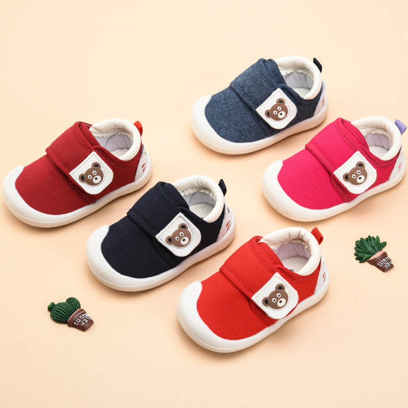 autumn collection: new fall toddler shoes for baby girls (0-1-3 years) - soft cloth spring/autumn first walker shoes for baby boys