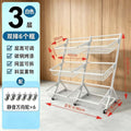Kitchen basket storage rack, kids' toy organizer, multi-tier mobile storage, household multifunctional trolley