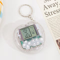 Mini arcade game keychain - tetris handheld retro puzzle toy