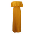 C8514 foreign trade  cross-border women's new sexy off-the-shoulder pleated evening dress, european and american style dress