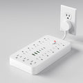 110v power strip extension cord with overload protection, usb charging outlet, us/canada/mexico standard, pd socket, taiwan version