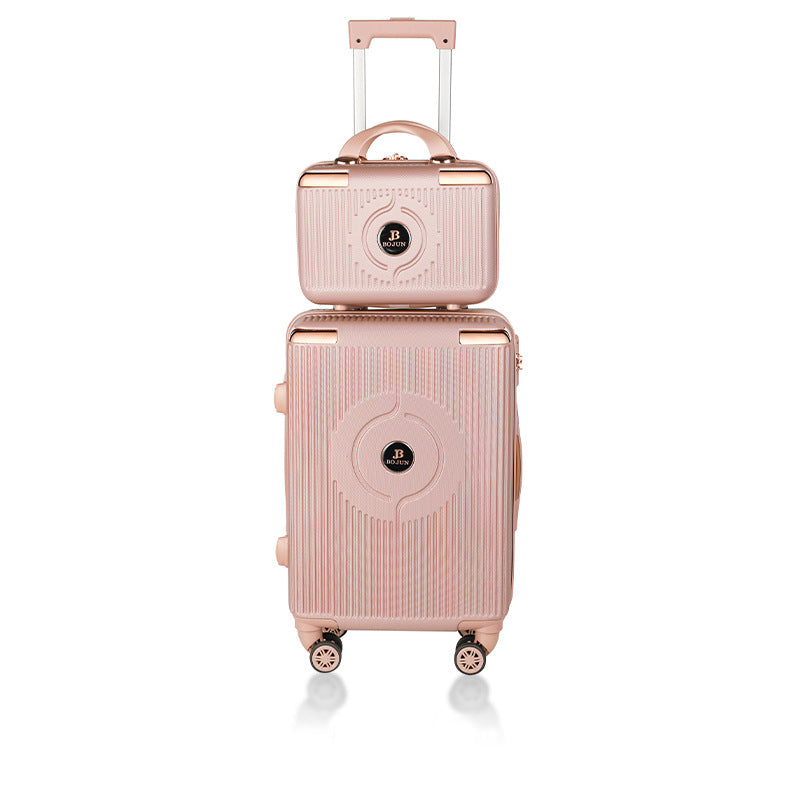 Cross-border new business luggage wholesale high value student ABS password box trolley case boarding case