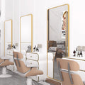 Hairdressing mirror popular hairdressing shop mirror table double-sided mirror all-in-one hairdressing hair cutting perm and dyeing table for hair salon