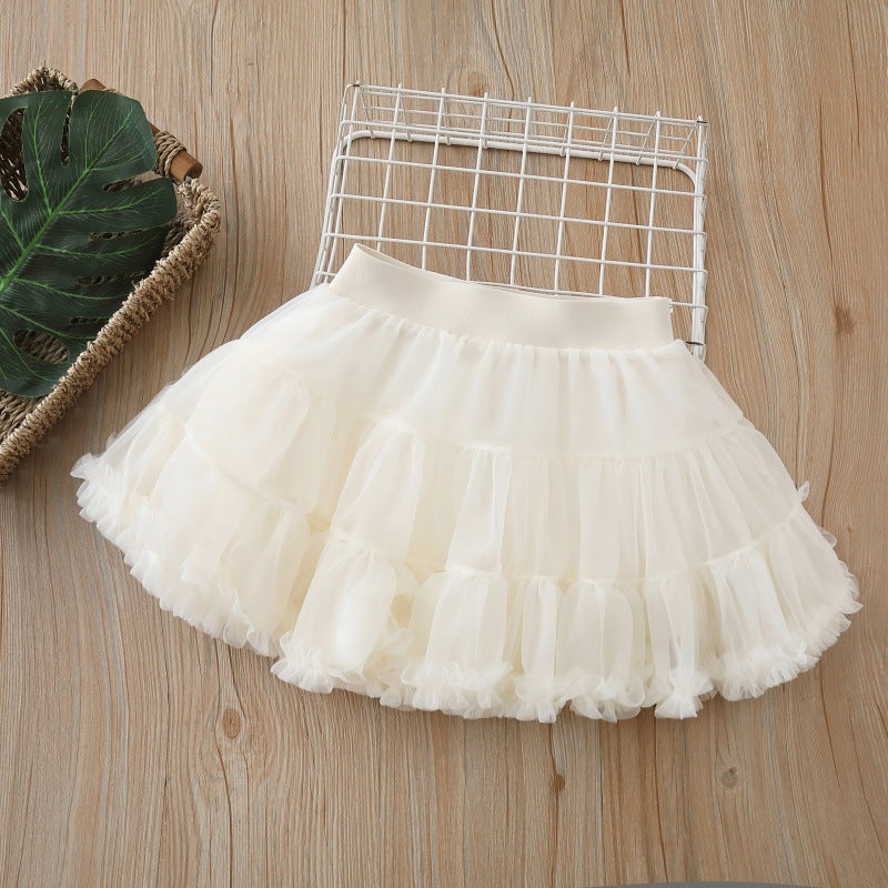 autumgirl skirt tutu skirt cute skirt tutu skirt mesh skirt