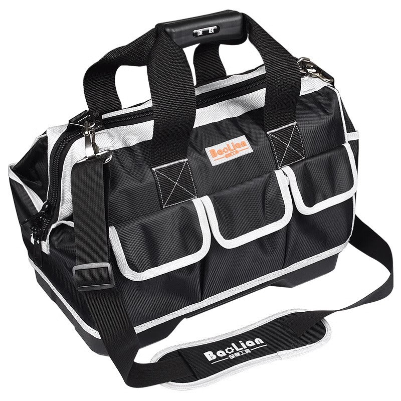 Portable Multifunctional Toolkit Thickened Canvas Special Maintenance Storage Bag for Electricians Strong and Durable Portable Tool Bag