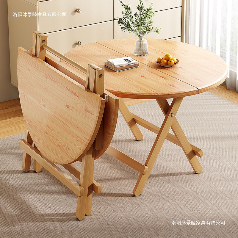 Folding tablefor homedining tableoutdoor night market portable stall square tablesimple small apartment rental house dining table and chairs