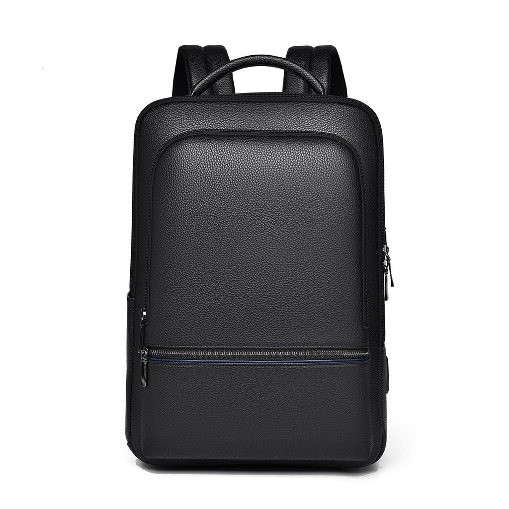 Spring casual schoolbag new high-end sense portable commuter business trend versatile ridge protection high-end simple backpack