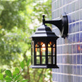 European rustic style outdoor wall lamp - waterproof for gate, exterior wall, balcony, terrace, villa courtyard, bedroom bedside lighting