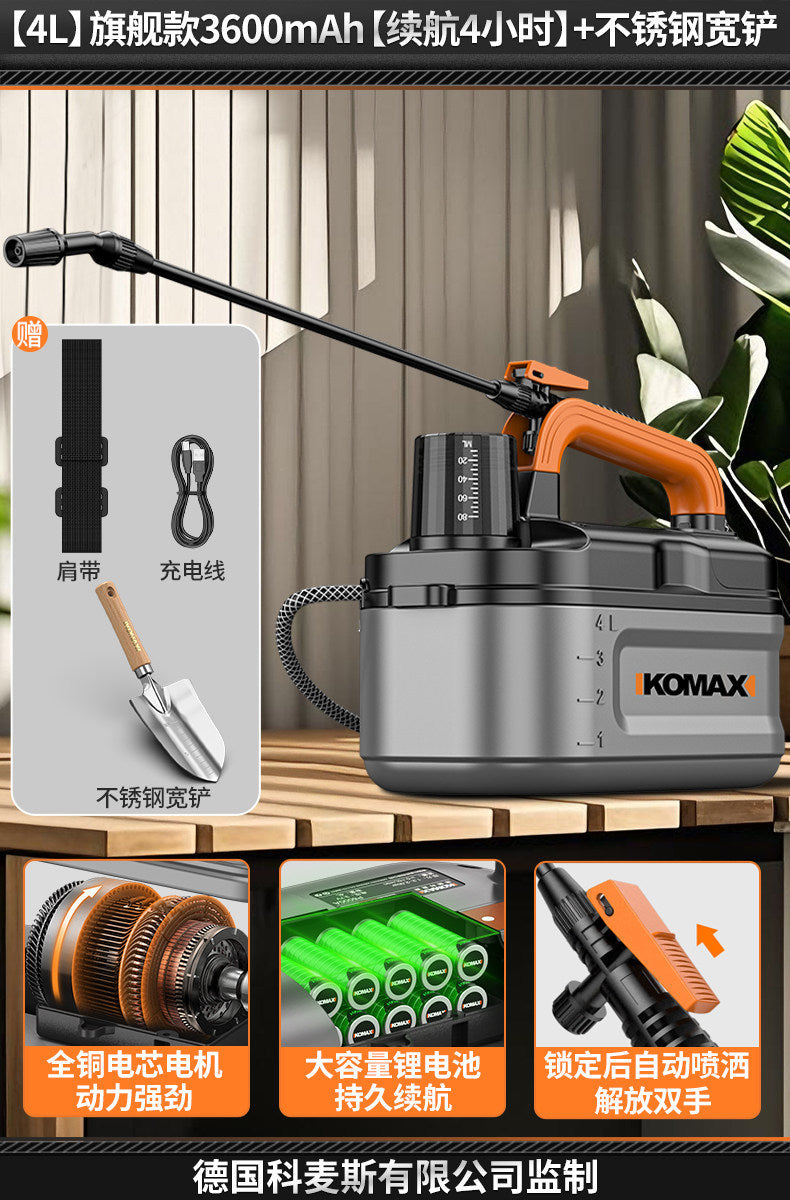 Multifunctional electric backpack sprayer - manual/automatic agricultural disinfection, epidemic prevention, and landscaping sprayer