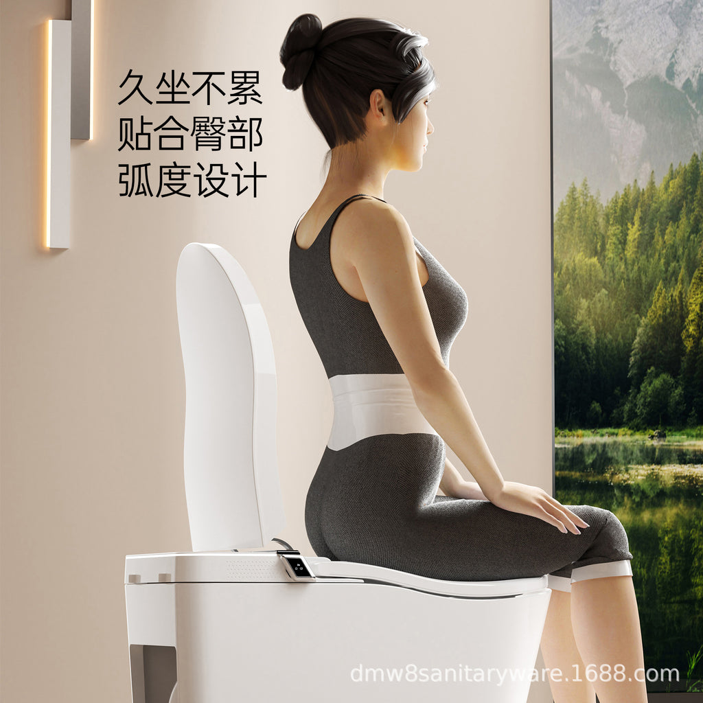 Smart toilet Modern simple integrated household automatic induction instant heat flip flush siphon toilet