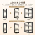 Home library steel bookshelf all-in-one wall-mounted floor-standing bookcase children's book storage picture book rack display shelf