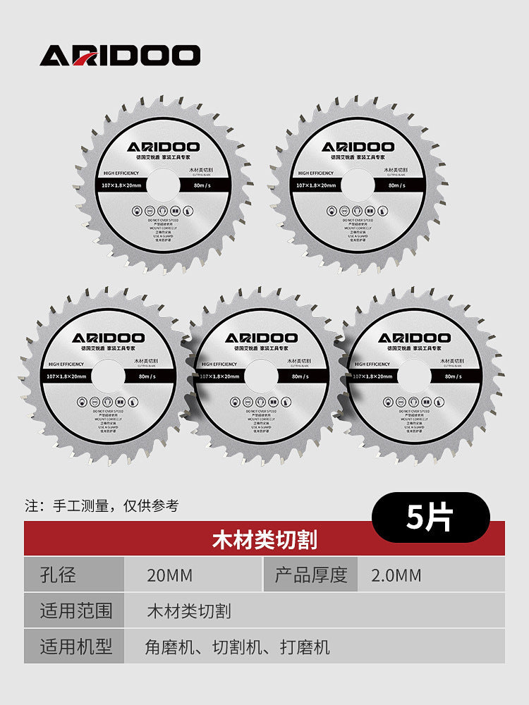 Angle Grinder Cutting Disc Grinding Wheel Disc 100 Type Metal Saw Blade Daquan Wood Stone Slicing Grinding Disc Grinding Disc