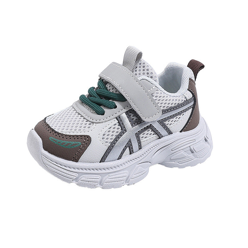 spring/autumn new collection: boys' and girls' athletic shoes, kids' casual chunky sneakers, running shoes for toddlers and young children (ages 1-6)