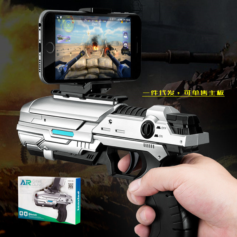 Ar game gun 4d somatosensory shooting mobile phone bluetooth ar virtual reality amusement stall cross-border toy gun cross-border