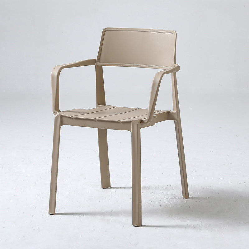 Scandinavian dining chair casual internet celebrity chair ins white chair designer eames plastic chair pp backrest