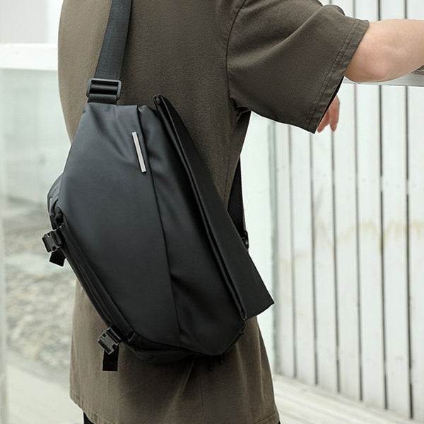 Trendy brand messenger bag men's bag tooling motorcycle backpack function mailman riding shoulder bag cross small men's bag