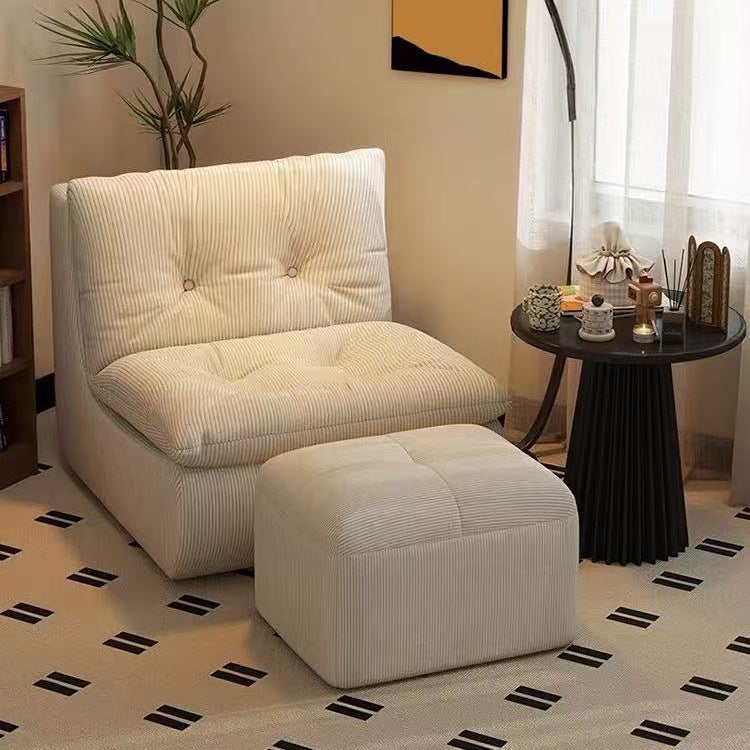 Lazy sofa can lie down and sleep in small apartment for home popular single sofa balcony casualretro square back chair
