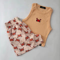 Women's vest shorts wholesale top and shorts set new tops and pants for women wholesale tops