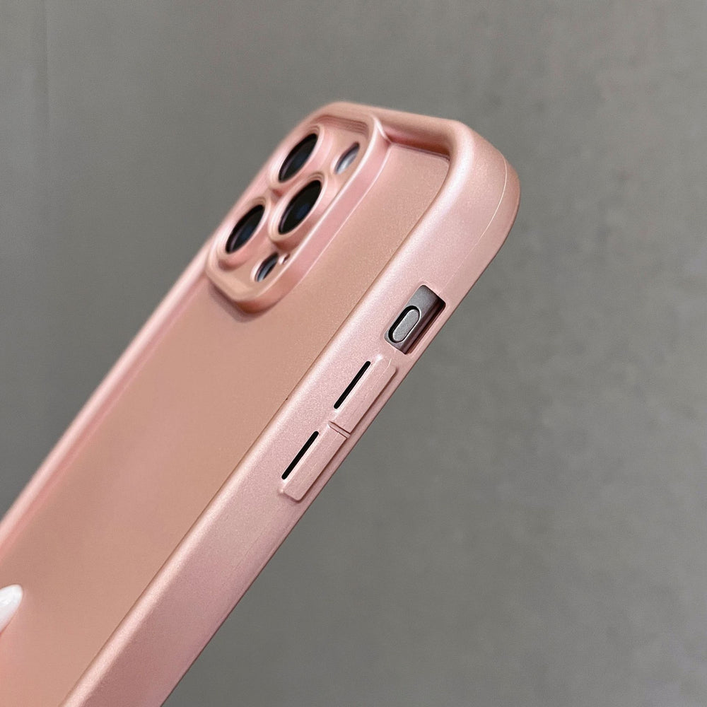Custom metallic paint "eye of heaven" ladder phone case - compatible with apple 16, diamond sand spray paint, solid color, protective for samsung and xiaomi