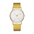 New arrival: women's casual fashion mesh strap heart-shaped watch - wholesale direct from manufacturer