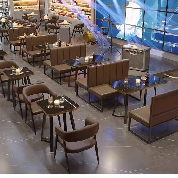 Bar, lounge, table and chair, snack bar, burger, milk tea shop, sofa, booth, music, bistro, quiet bar, table and chair set