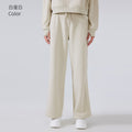 New winter fleece-lined warm fitness sweatpants - versatile straight-leg loose casual trousers for women (daw152)