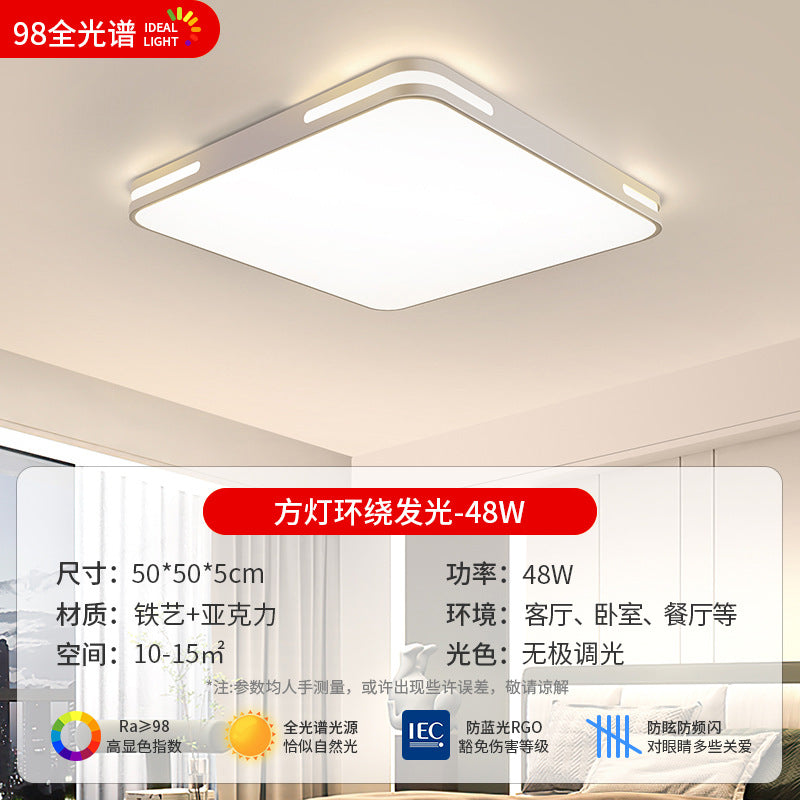 2025 new living room modern minimalist elegant main light full spectrum eye protection led ceiling light whole house hallway lighting fixture