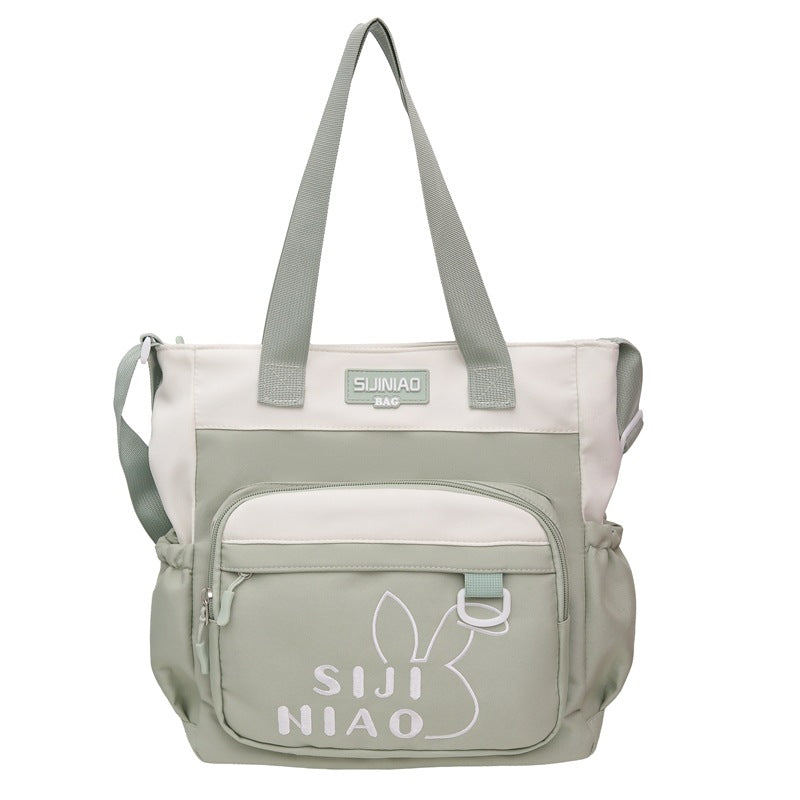School bag for female junior high school students, large-capacity high-value backpack, new third to ninth grade lightweight primary school backpack