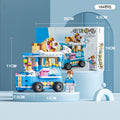 [snack street building blocks] ice cream cart
