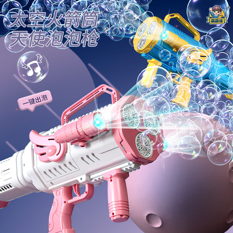 Tiktok viral kids bubble machine - gatling bubble gun - electric automatic bubble toy - perfect birthday gift for girls