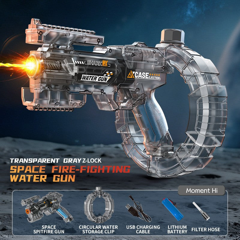 fire-breathing dragon new arrival electric water gun fully automatic linked reloading long-range large-capacity kids toys