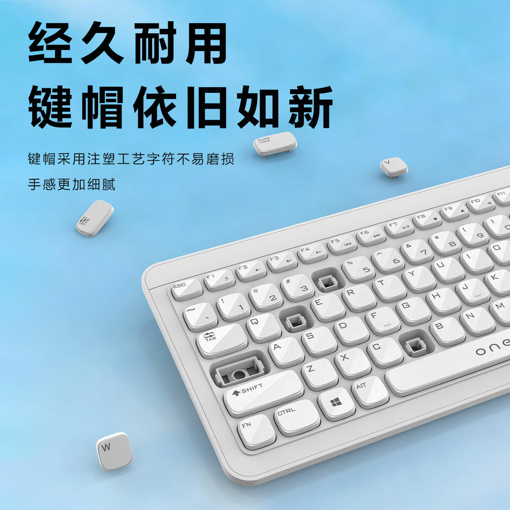 Colorful w600 wireless keyboard and mouse combo - 2.4g keyboard and mouse set for office, home, laptop, and desktop computers