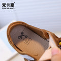 Vancahao kids' tassel birkenstock shoes - new autumn  korean style girls' fashionable colorful beaded casual single shoes