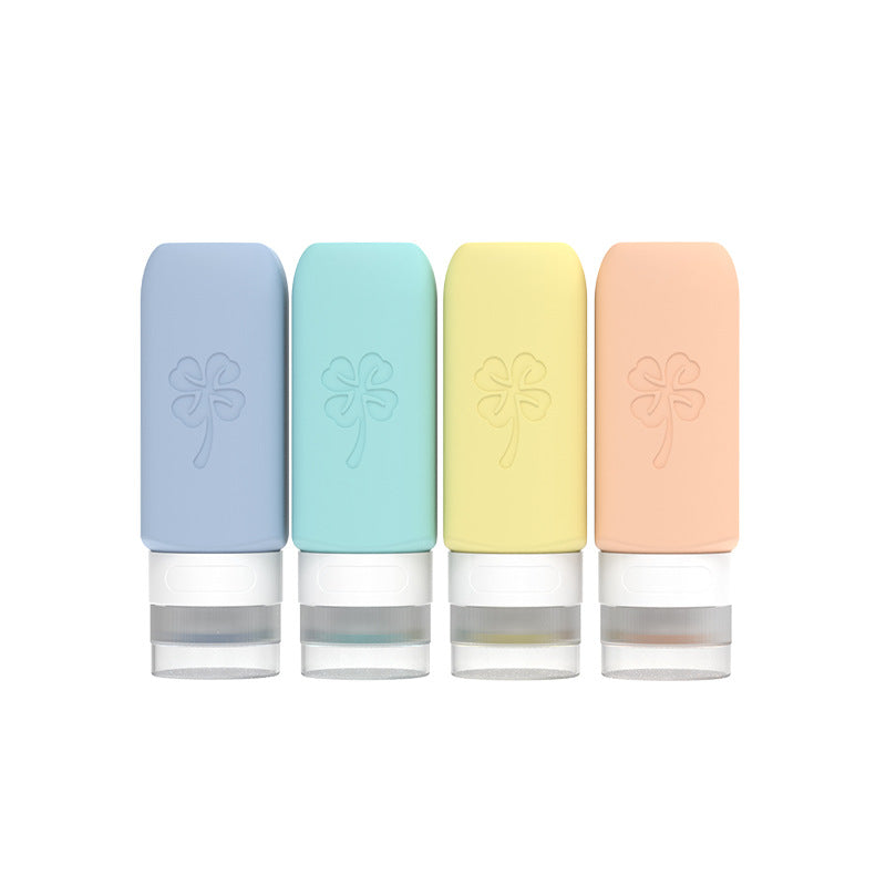 Self-designed new silicone sub-bottling 3floz travel outdoor cosmetics 90ML food-grade silicone storage bottle