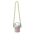 High-style fruit cup, leak-proof and portable, food-grade double-layered with drainage, perfect for on-the-go salads and fruit