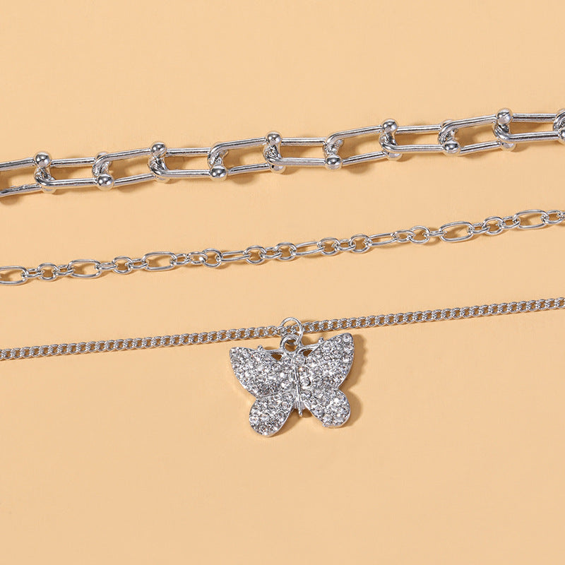Wholesale autumn/winter sweater necklaces: european & american cross-border jewelry, multi-layered statement necklaces, trendy & high-end korean style ins necklaces