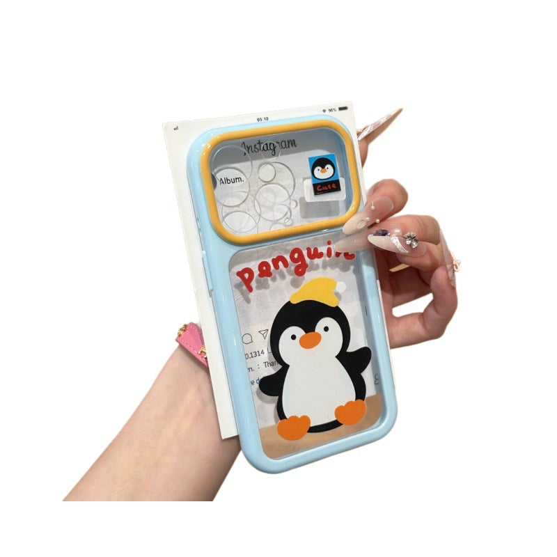 Cute cartoon starry sky case for apple 17, playful and adorable iphone 16 full coverage shockproof protective case