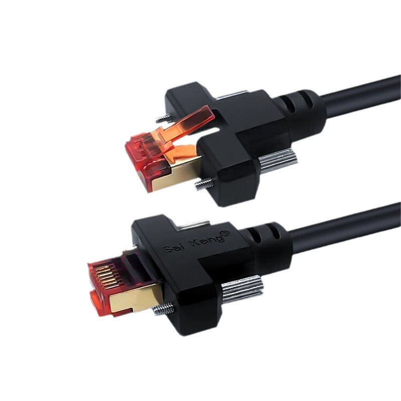 High-flexibility industrial camera Profinet shielded EtherCAT with screw fixed drag chain double shielded network cable customization