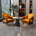 Luxury casual office hotel lobby reception area negotiation table and chair set, sales office lounge area reception sofa combination