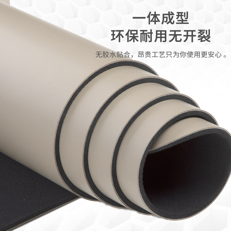 Yoga mat non-slip natural rubber women's fitness home use soundproof thickened shock absorption floor mat pu extra large extra wide mat