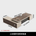 Luxury executive office desk and chair set - modern minimalist manager/ceo desk - painted finish - executive office furniture