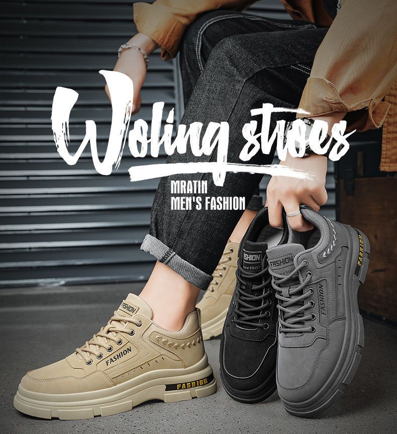 2024 spring new arrival: men's safety work shoes - waterproof, slip-resistant, wear-resistant, lightweight, and stylish construction work boots