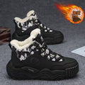 Northeastern snow boots for men winterfleece-linedthickenedheattech two-cotton shoes for men minus 40 degrees cold-proof boots waterproof outdoor