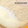 Baby eating ultra-thin silicone bib platinum waterproof silicone 3dstereo baby food rice bib light and thin bib