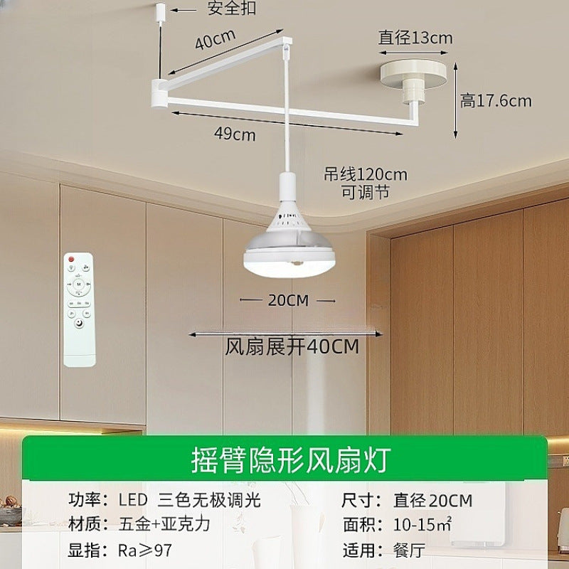 Medieval Fan Rocker Arm Restaurant Chandelier French Cream Displaceable Dining Table Bar Light Japanese Tea Room Dining Room Lighting