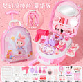 Melody play house children's dressing table suitcase accessories suit toy girls princess suitcase puzzle