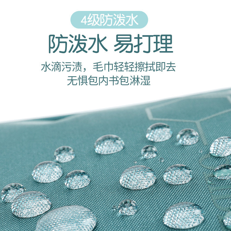 Primary school students tutoring bag Large capacity children's hand-held book bag Nylon girls and boys tutoring class make-up storage bag