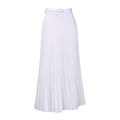 D293p with belt european and american clothing new arrival high waist large skirt mid-length pleated elegantdrapedexport skirt