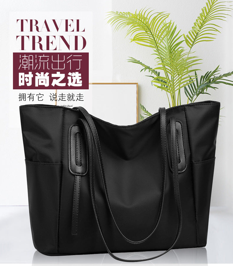 New 2026 women's fashion fabric bag - shoulder bag, tote bag, cross-border style, large capacity, versatile handbag